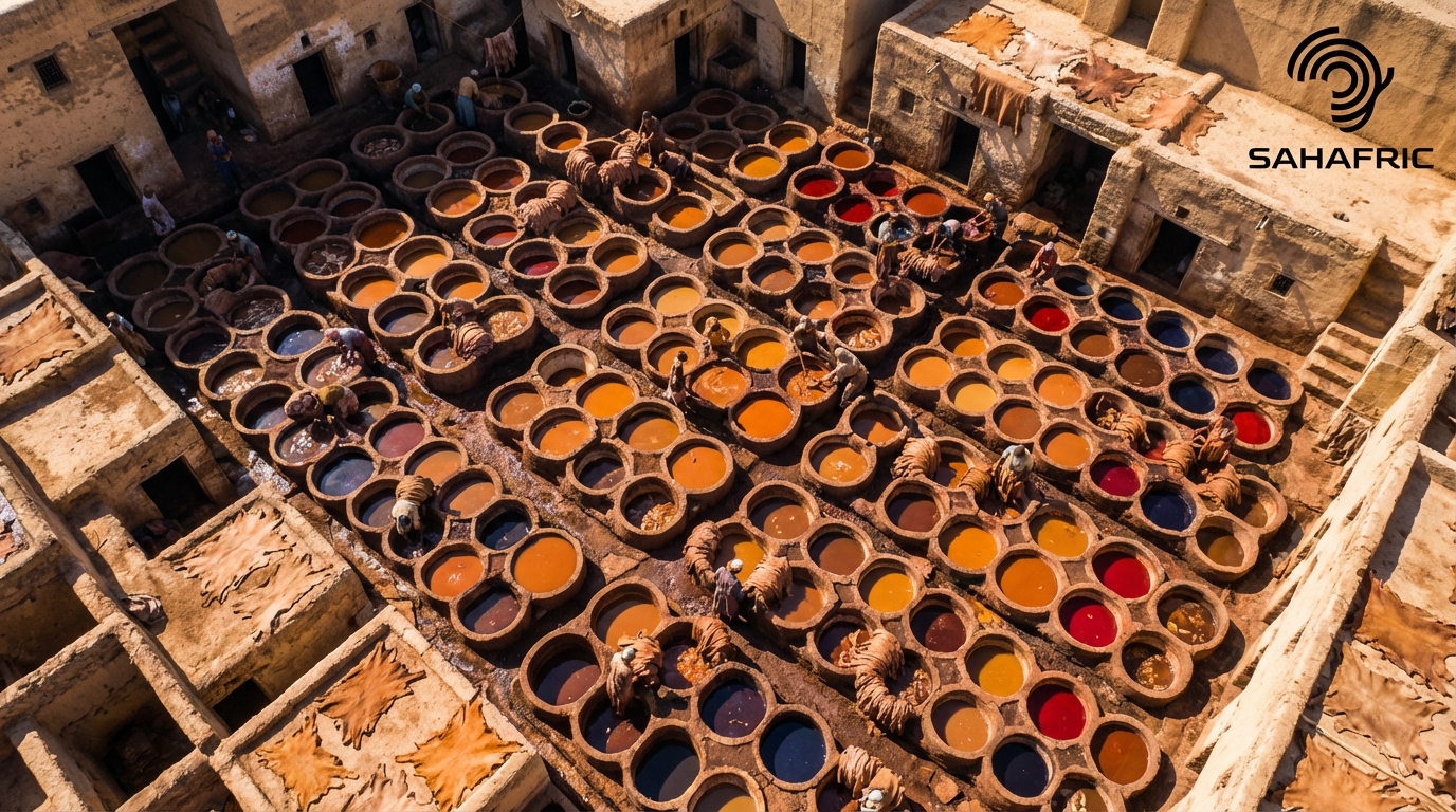 Kano tannery aerial view